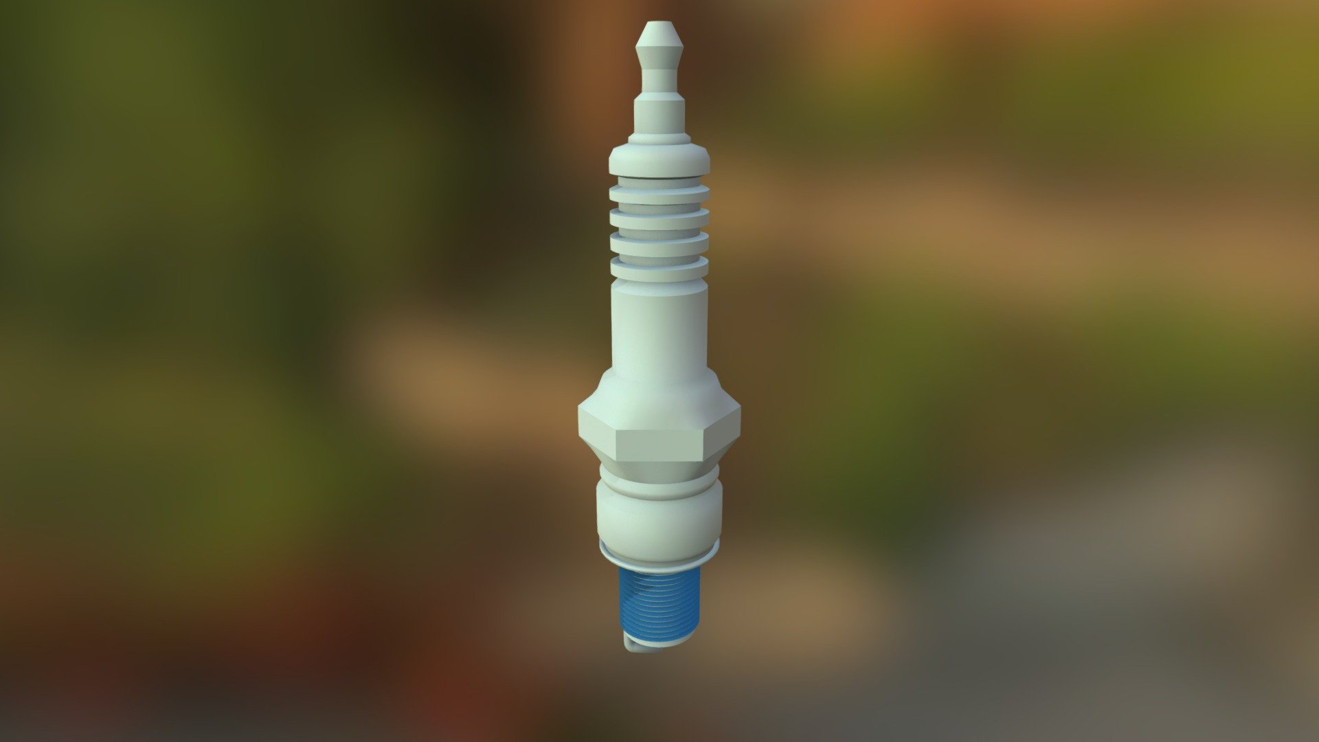 Published by 3ds Max - spark plug without texture - 3D model by danielvan 3d model