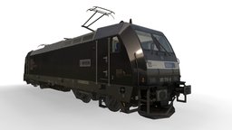 Locomotive Class 185 556-8 train, db, railway, cargo, lok, br, bombardier, 185, traxx, mrce
