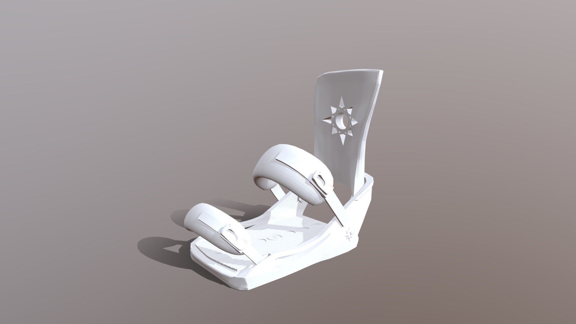 Snowboard BIndings, Wanderlust - 3D model by Campo531 3d model