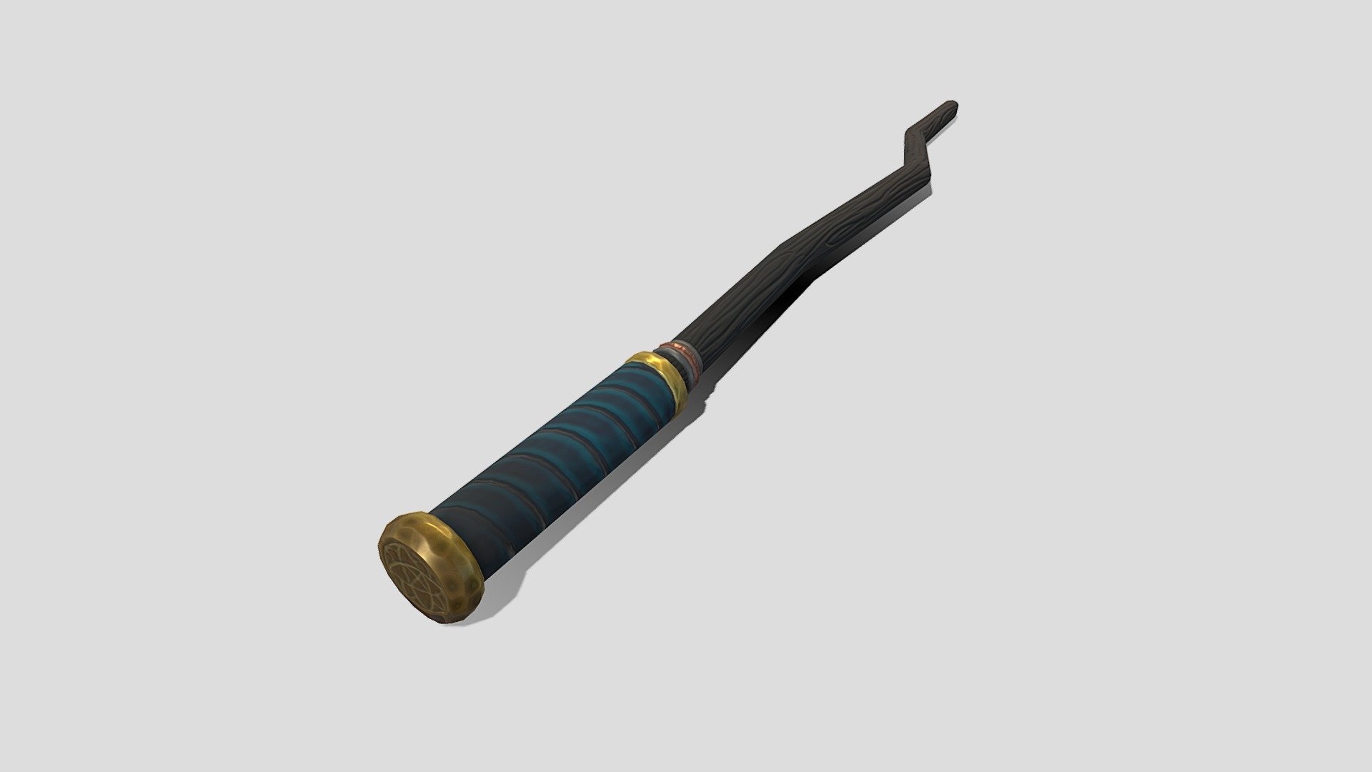 If you need additional work done do not hesitate to contact me, I am available for freelance work.

A magical wand for a witch or wizard.

Highpoly sculpted in Nomadsculpt. Lowpoly made in Blender. 
Highpoly and Lowpoly-model in Blend-file is included in additional file.
Model and Concept by Me, Enya Gerber 3d model
