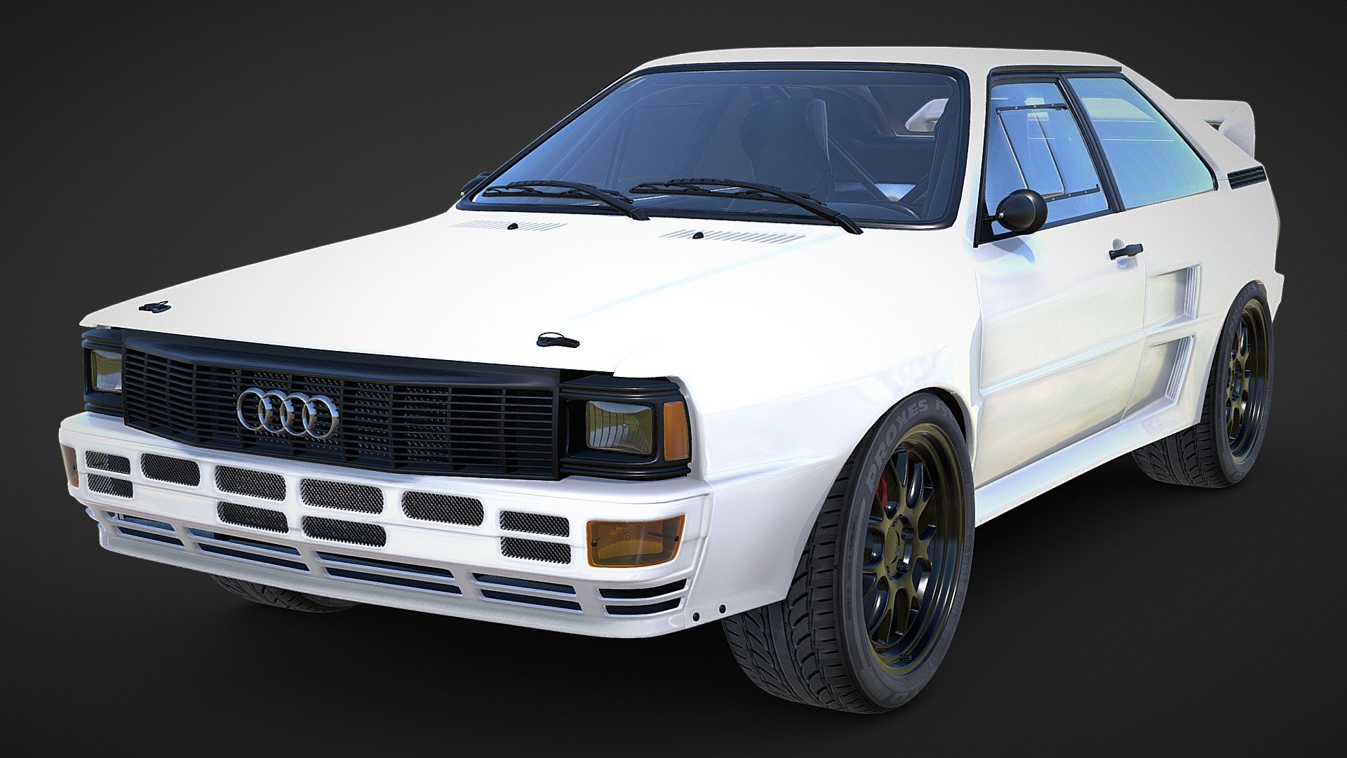 Audi Quattro Sport Coupe - Download Free 3D model by Pitstop 3D (@Pitstop3D) 3d model