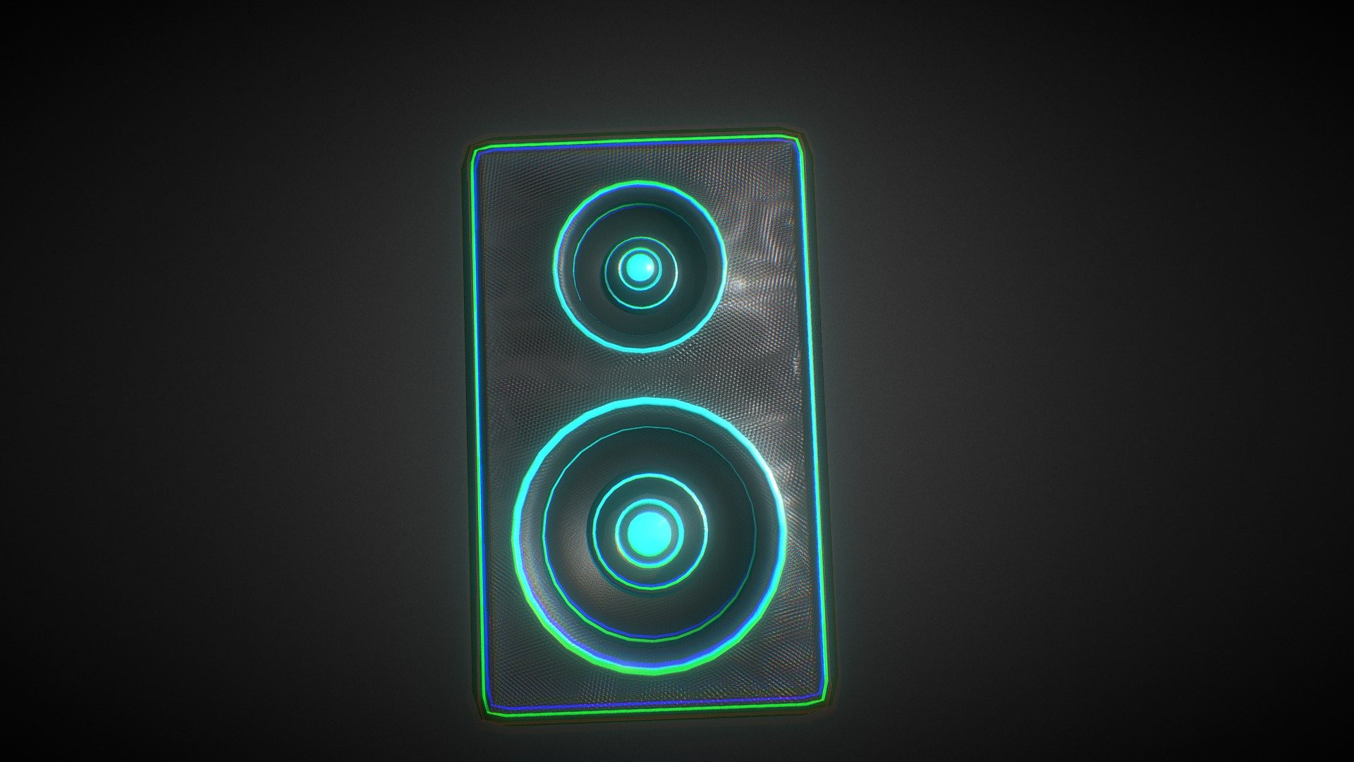 I created this speaker in less than 4 hours. Enjoy as always! I wanted to improve my skills in which I created this model by using more organical shapes. I created the background music as well.

UPDATE June 2021: Do not re-upload, re-sell, or use without giving credit, A DMCA **will be filed if you do. That being said, enjoy my models. You are welcome to use them in Indie projects, mods, and artwork, as long as I’m credited properly 3d model