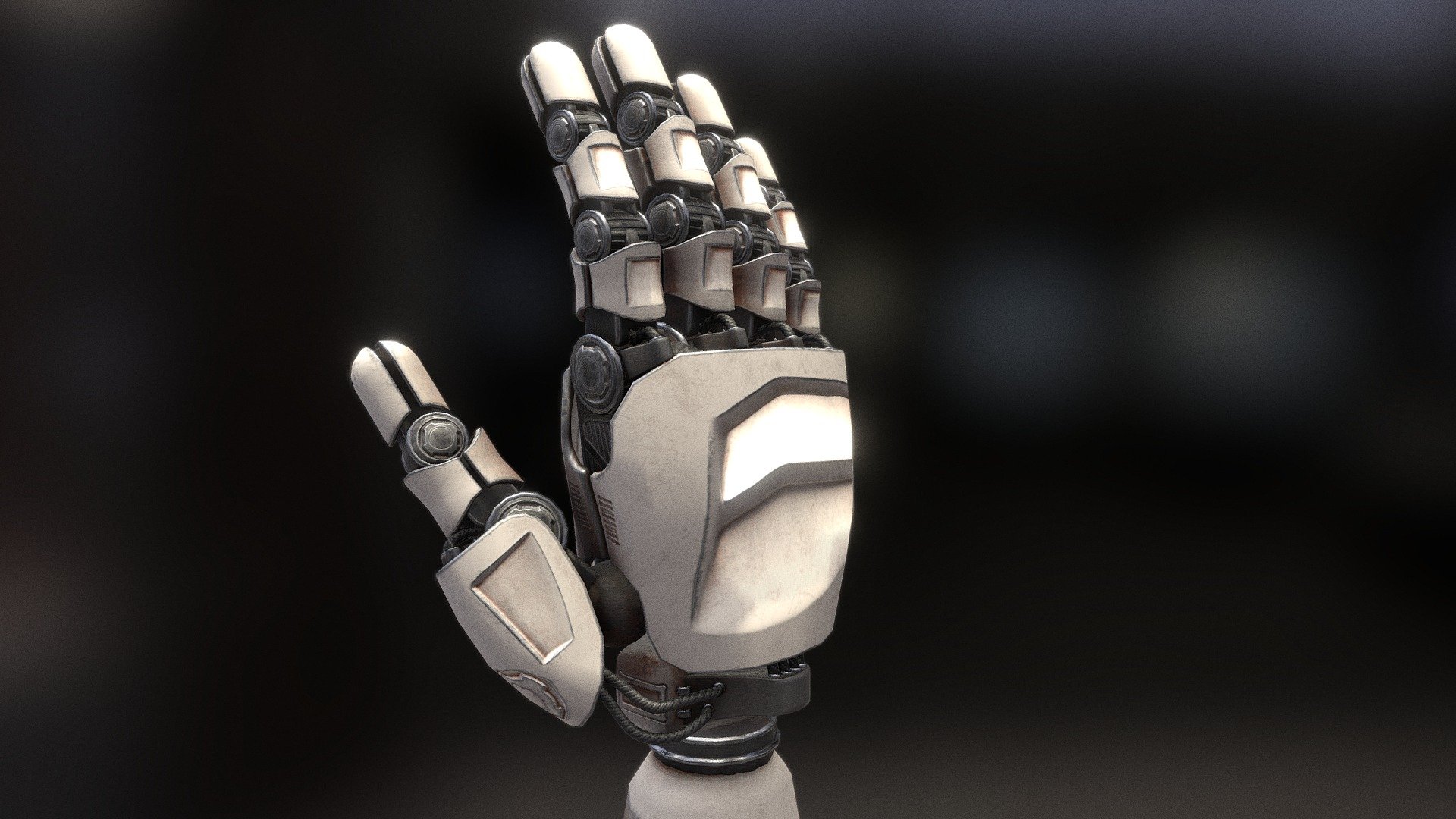 Robothand - 3D model by AliasHasim 3d model