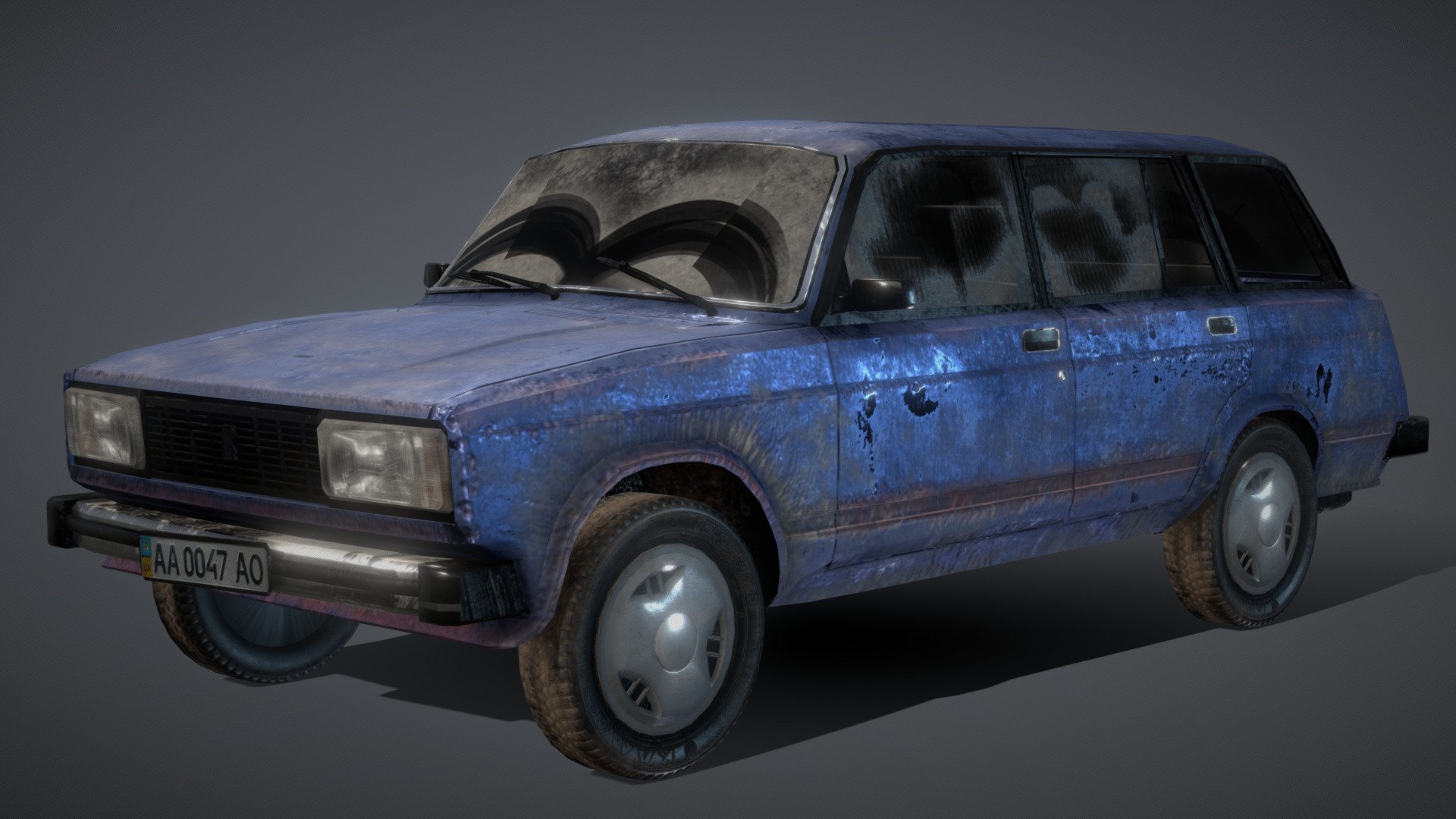The free version of the VAZ-2104 model, in the texture of a lower quality, the interior is removed, I will be very grateful if you leave a review about this model, thank you all in advance and good luck! - VAZ-2104 FREE - Download Free 3D model by sMoKi (@SevKa) 3d model