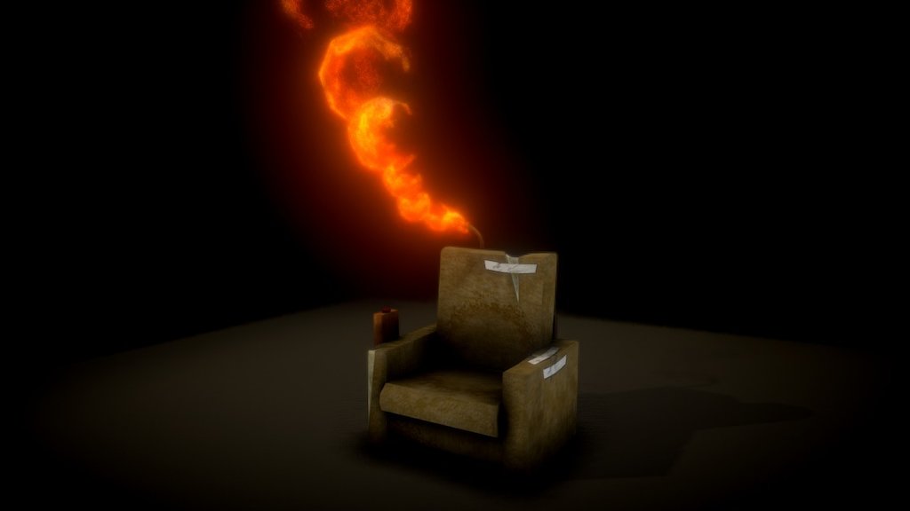 A strangely armchair with fire funktion. 



On some computers the flame color will not display like i have adjusted it. I think that's some kind of gpu display problem.
My current gpu: GeForce GTX 780M

Here is a video about how it looks on my screen :

https://www.youtube.com/watch?v=cB6Yu1qgV7E



Made with Blender

 - Fire Animation - Download Free 3D model by 3DHaupt (@dennish2010) 3d model
