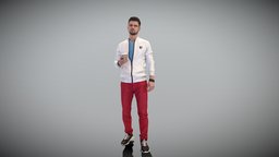 Man in casual with coffee 392 style, archviz, coffee, fashion, walking, photorealistic, pants, beard, young, sale, casual, realism, handsome, malecharacter, coffeecup, photoscan, realitycapture, photogrammetry, lowpoly, 3dscan, man, male, highpoly, deep3dstudio, vizualisation