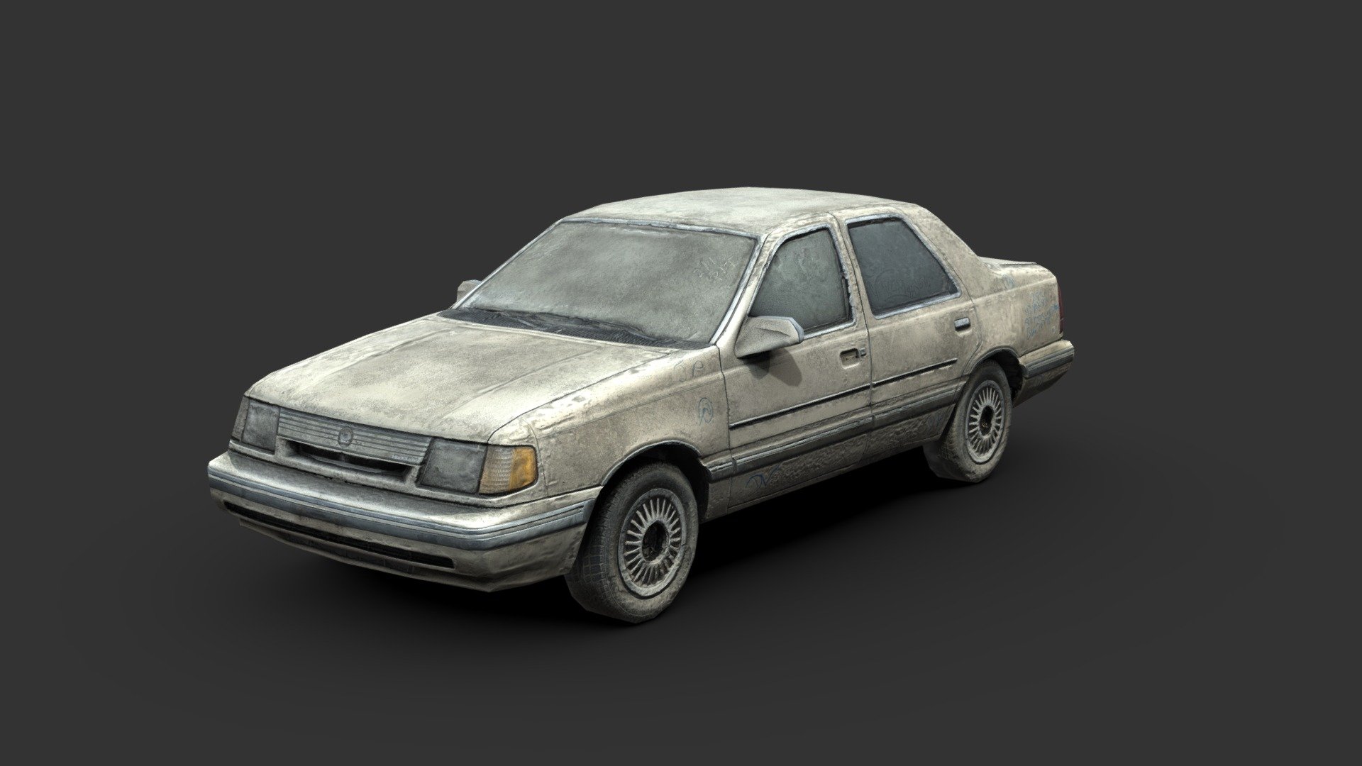 Sorry for my lack of posting, lately making old cars and other ruined-type stuff hasn't appealed to me that much, so I'm trying to think of how to go forward, and what to do next, if anyone has any suggestions, lemme know

Made in 3DSMax and Substance Painter - Grungy Little Car - Download Free 3D model by Renafox (@kryik1023) 3d model