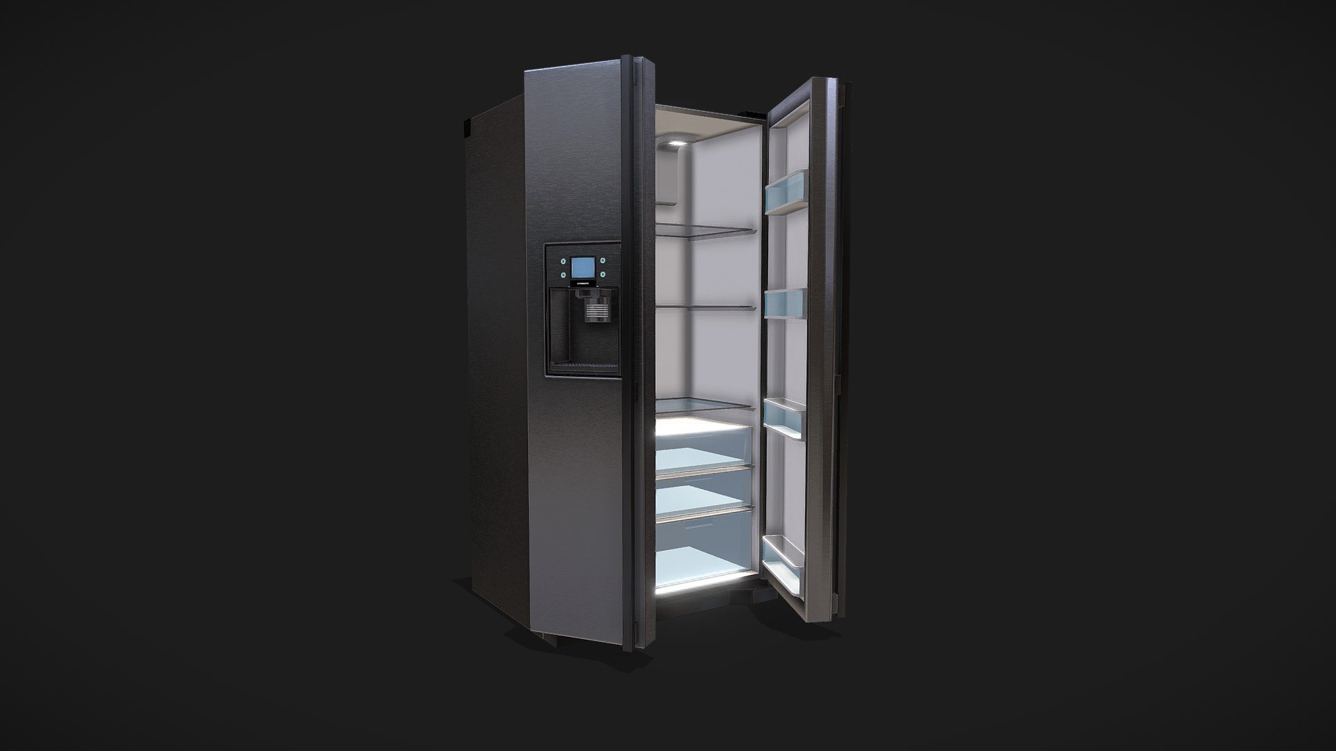 Animated_fridge
opening door - Fridge - Buy Royalty Free 3D model by Samad.Ahmed 3d model