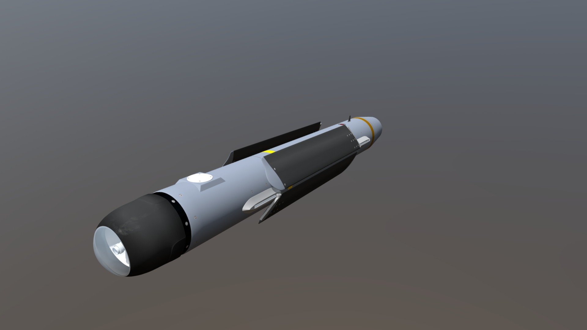 Concept of Long Range Precision Munition - LRPM Concept - 3D model by Akela Freedom (@AkelaFreedom) 3d model