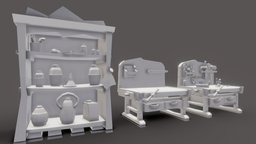 Stylized Tools Workbench Pack 3