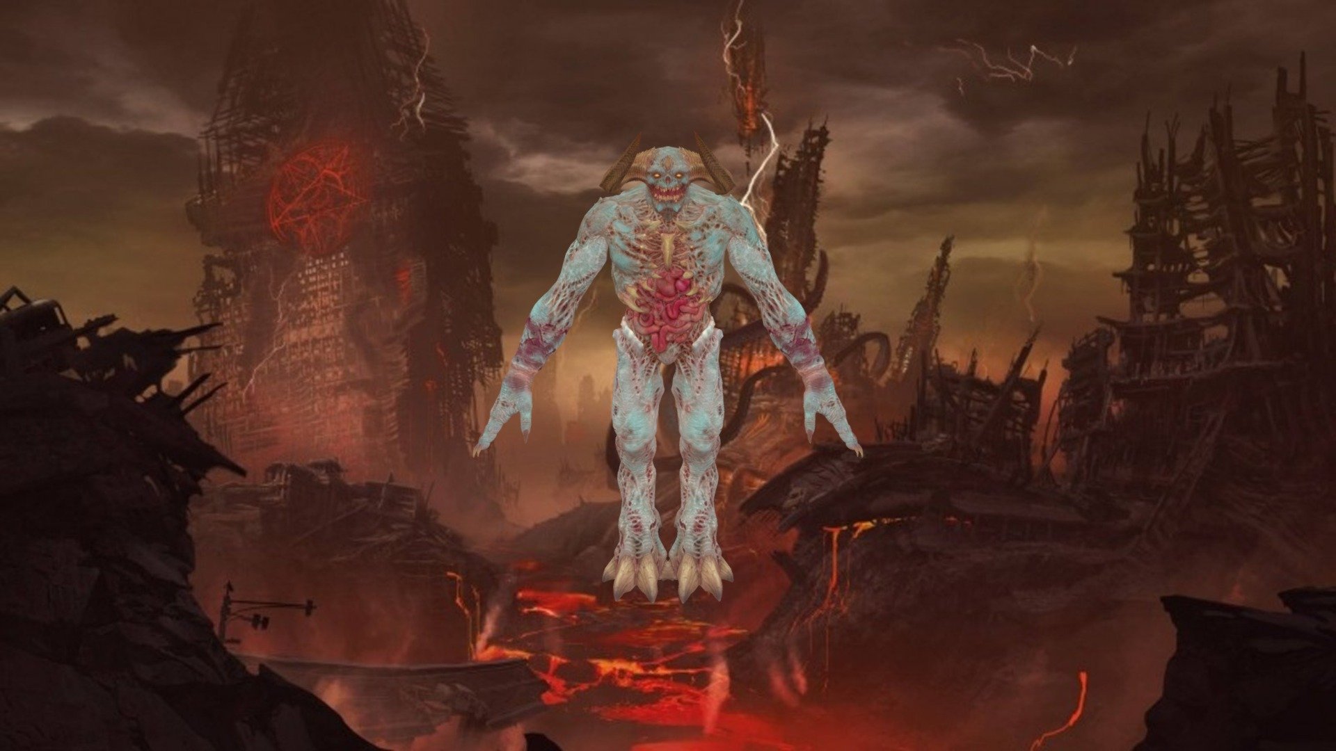 The Titan from Doom Eternal 3d model
