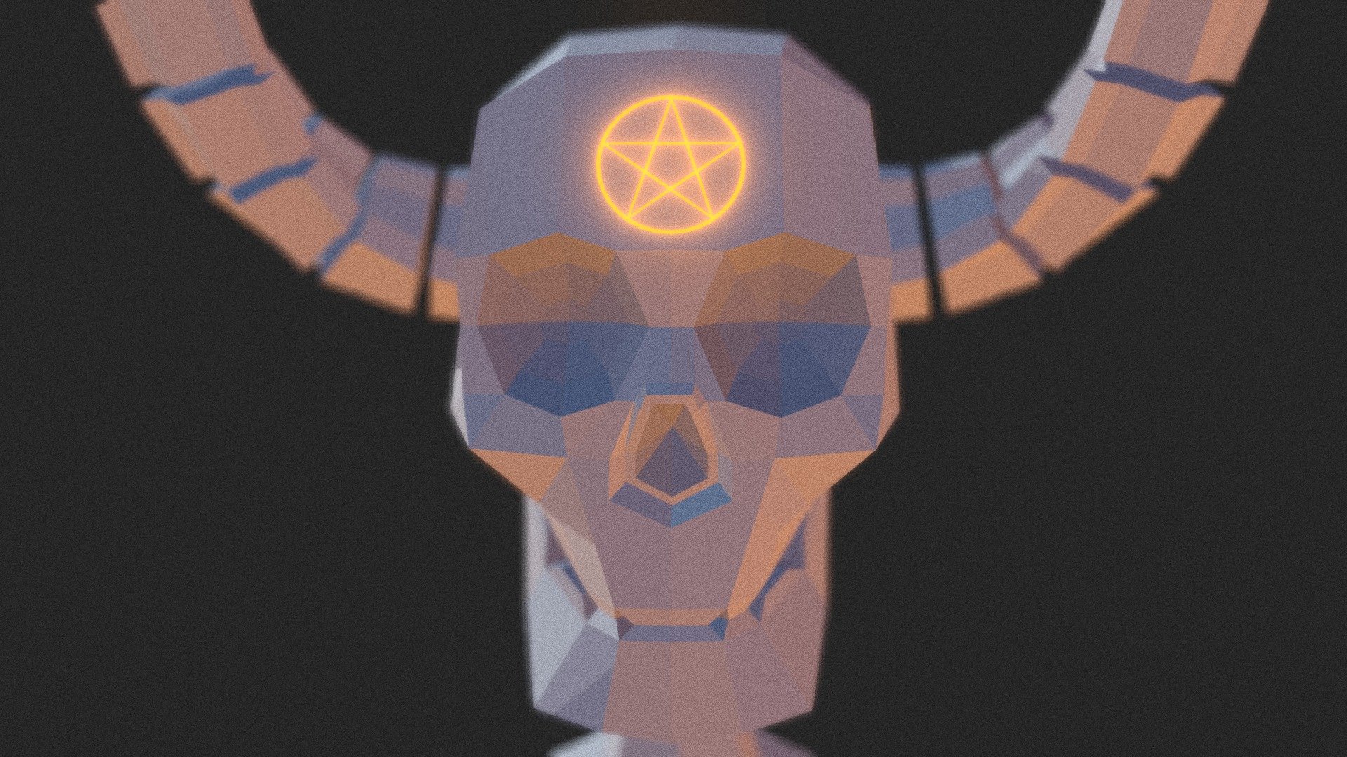 Witch's Skull - Download Free 3D model by Aki (@Akishaqs) 3d model