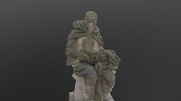 Red army soldier statue square, poland, red, soldier, exterior, soviet, 3d-scan, army, urban, flowers, heritage, bloc, east, statue, 3d-scanning, 50s, czech, 60s, 70s, assset, sandstone, realism, granite, brutalism, social, communism, socialist, usti, labem, czechia, nad, terezin, theresienstadt, photoscan, photogrammetry, game, art, sculpture, rinfle