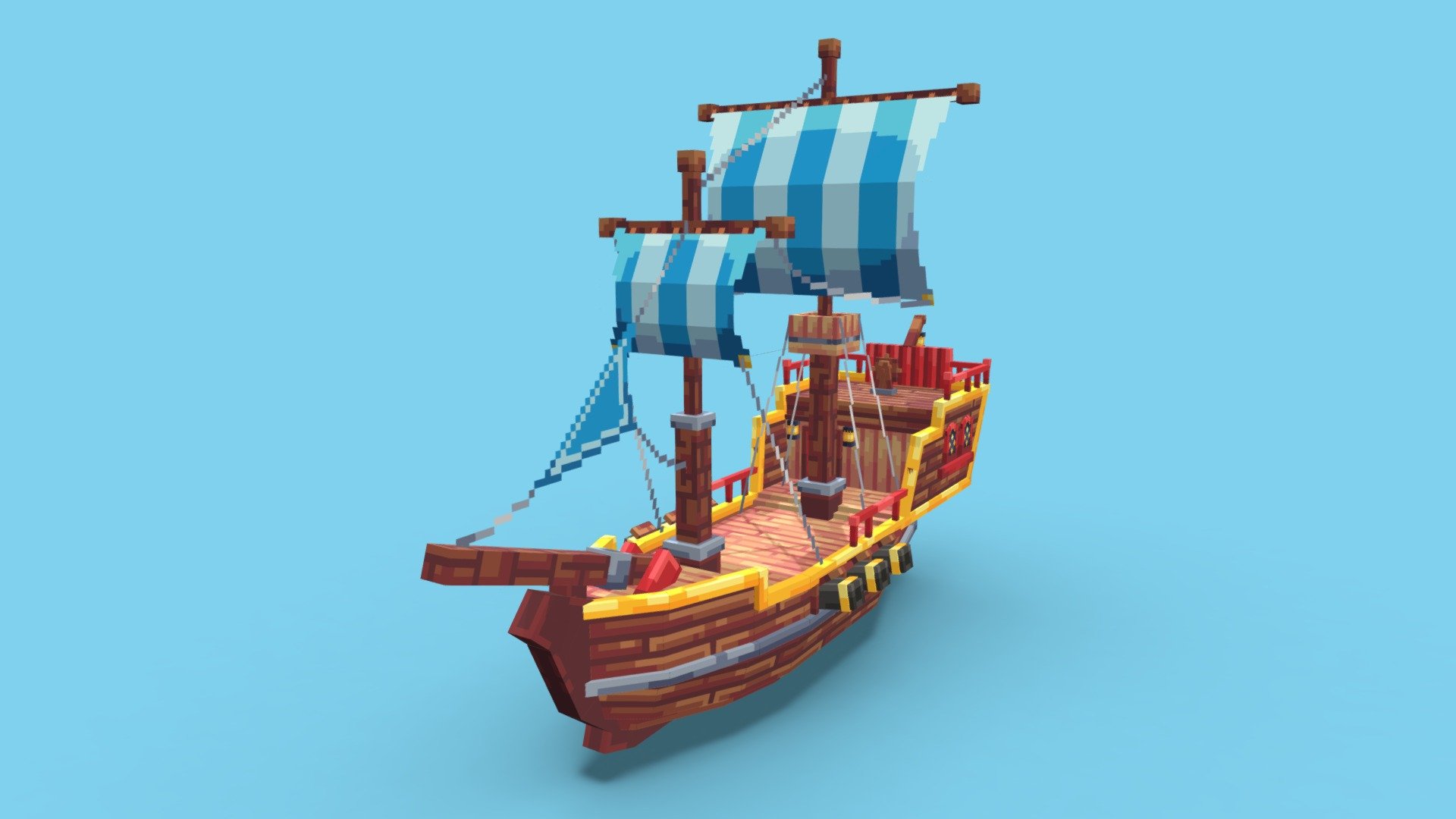 About the Project

A low poly, pixel art sailing ship
Made with Blockbench
Personal project


About Me

Hi! I'm Cryo, a 3D modeller who uses Blockbench to create low-poly 3D models for Minecraft.
Email: Cryogenesis3D@gmail.com
Discord: Cryo#1238
 - Sailing Ship - 3D model by Cryogenesis3D 3d model