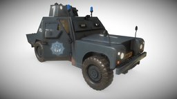 Shorland Mark1 Armoured Car police, blender, vehicle, pbr, substance-painter, military