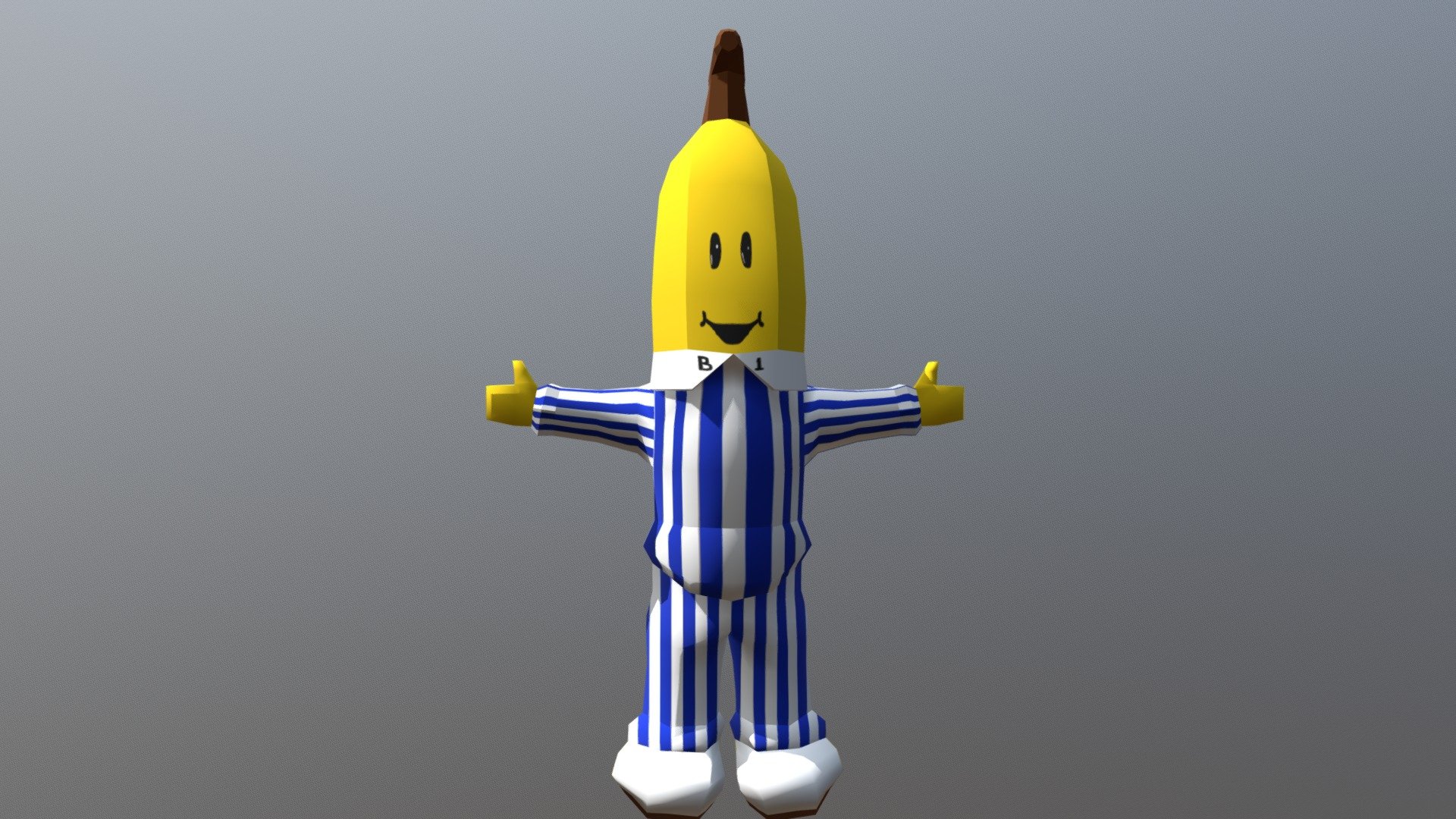 Personagem do programa infantil &ldquo;Bananas de Pijamas