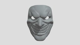Jester Mask mask, joker, thriller, fear, jester, coringa, halloween