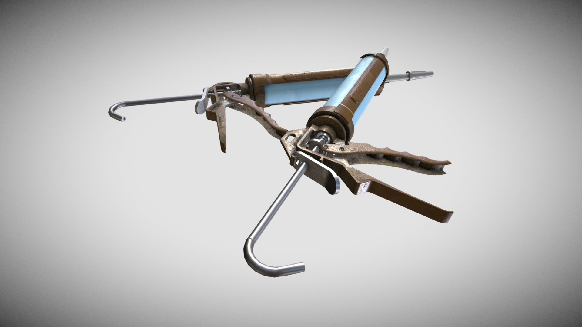 Silicon Pistol - Download Free 3D model by Francesco Coldesina (@topfrank2013) 3d model