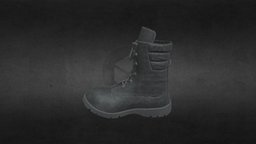Base boots mesh Free shoe, leather, knot, boots, texturing, game, black