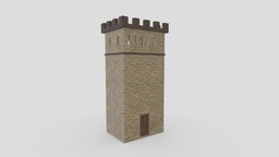 Medieval Castle Module 07 Low Poly PBR Realistic