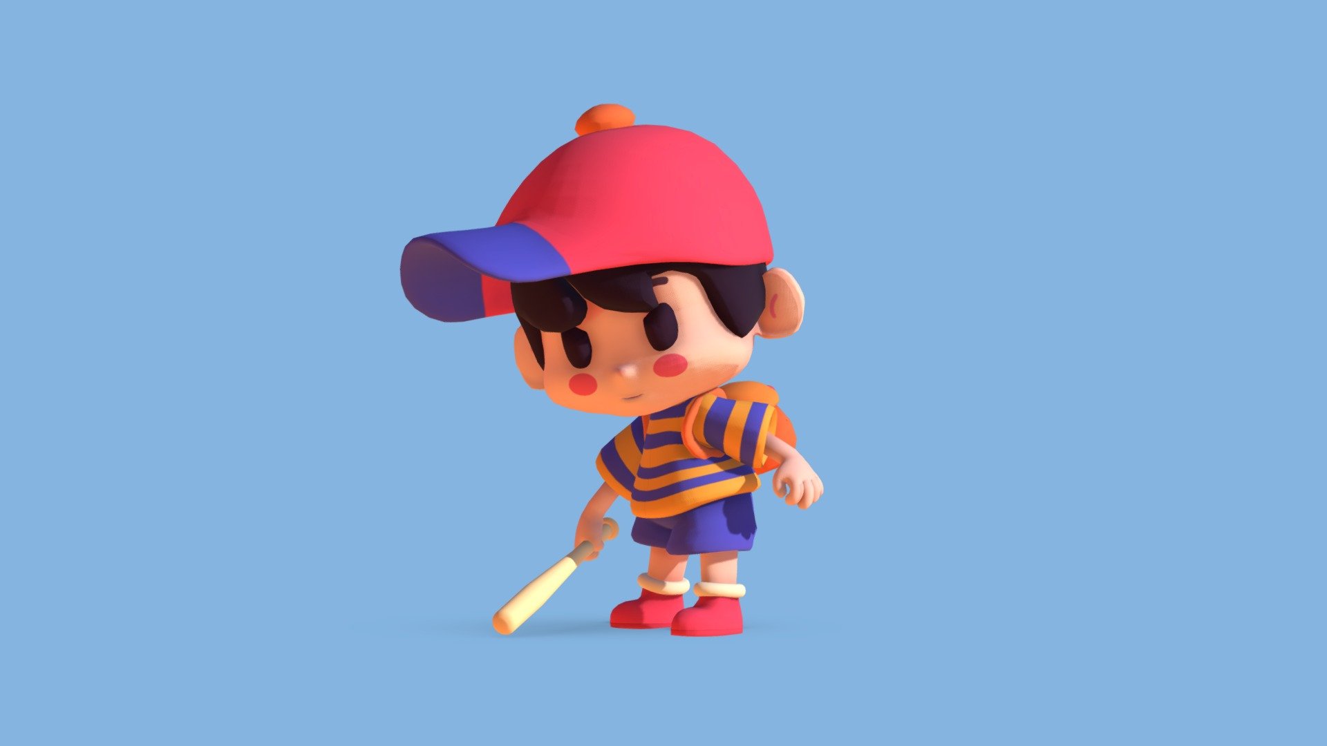 Chibi model based on @meowwniz sketches
    Mother 2 - Ness - Earthbound - Buy Royalty Free 3D model by Miaru3d 3d model
