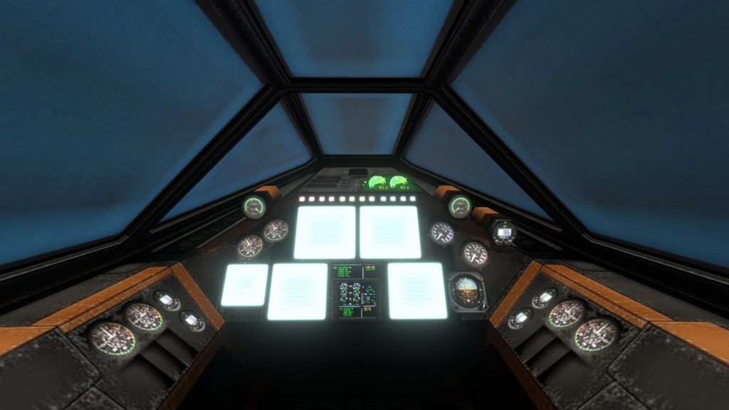 NX2000 Cockpit - 3D model by Ballistic NG (@ballisticng) 3d model
