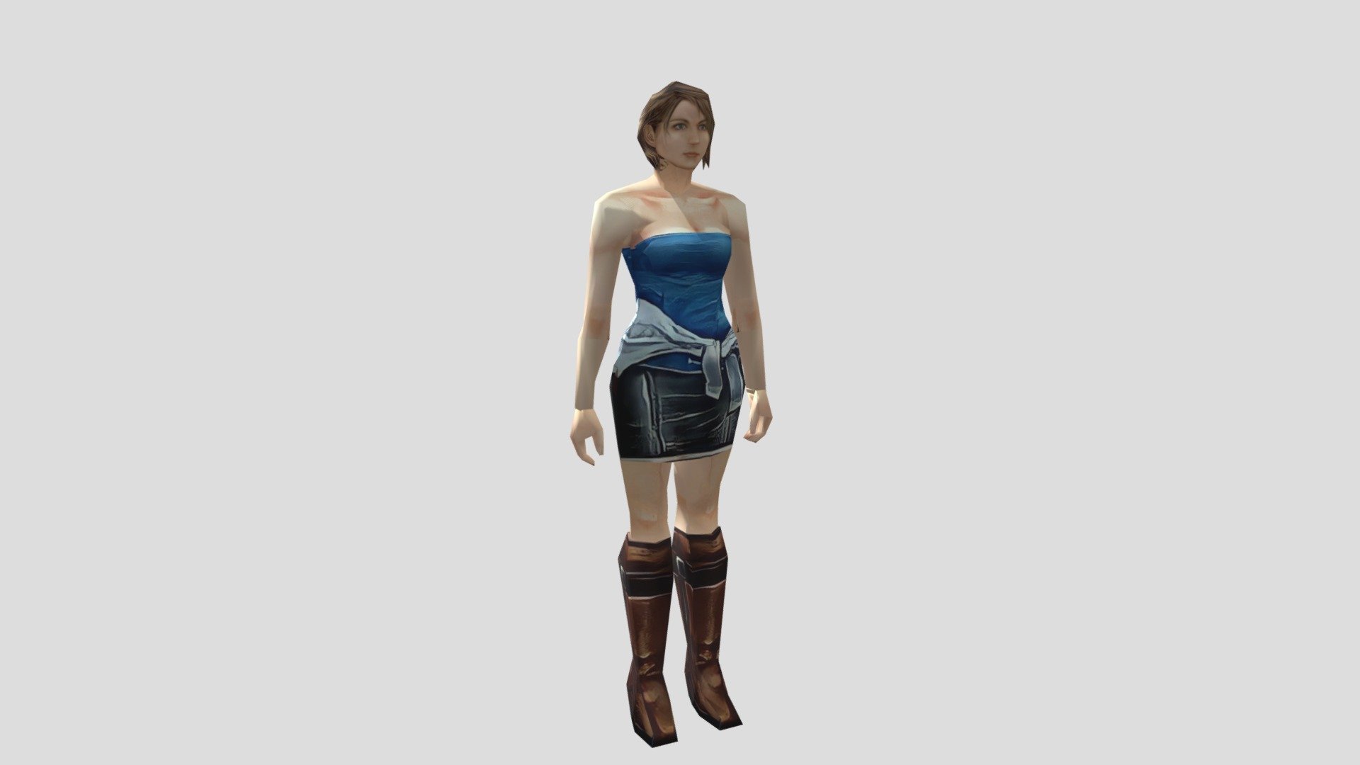 3D Game Model Jill Valentine From Resident Evil 3 Nemesis Optimiz By Mohammad Rajabloo - Jill Valentine Resident Evil 3 Nemesis Classic - 3D model by Mohammad Rajabloo (@Mohammad.Rajabloo) 3d model