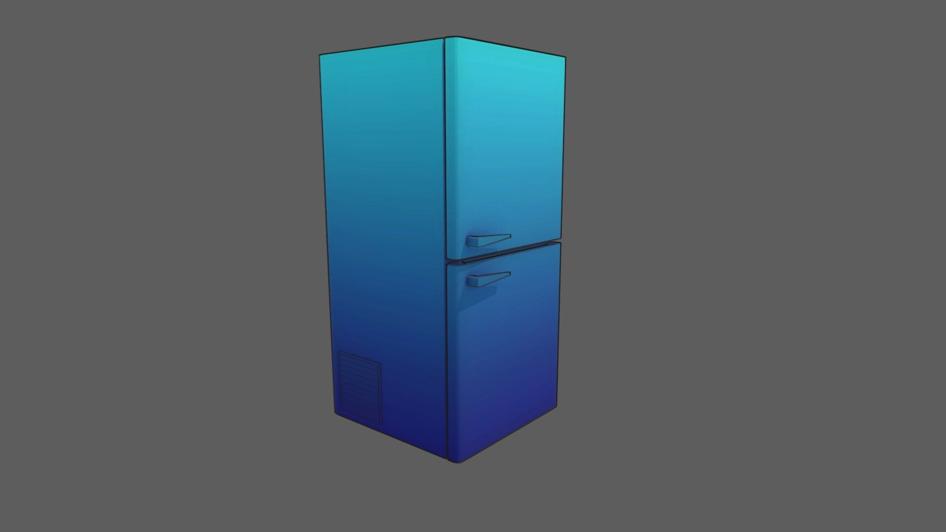 fridge - Download Free 3D model by kagamine.anjellalice99 3d model