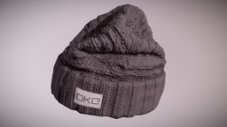 HAT winter, unreal, aaa, caps, headgear, realistic, hats, fabric, game-ready, unreal-engine, ue4, headwear, bellus3d, tuque, unity, pbr, clothing