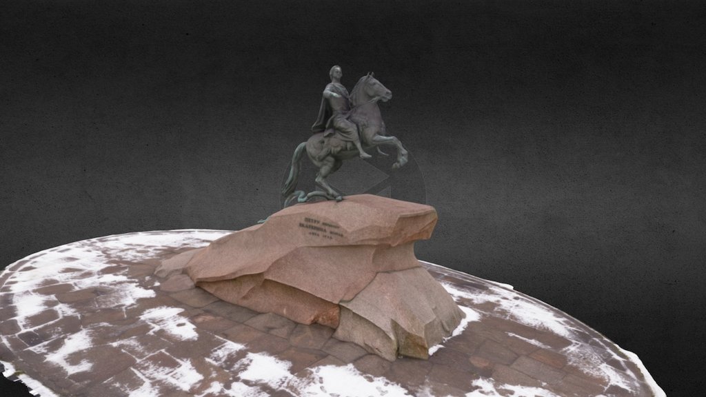 The Bronze Horseman - 3D model by aerostream 3d model