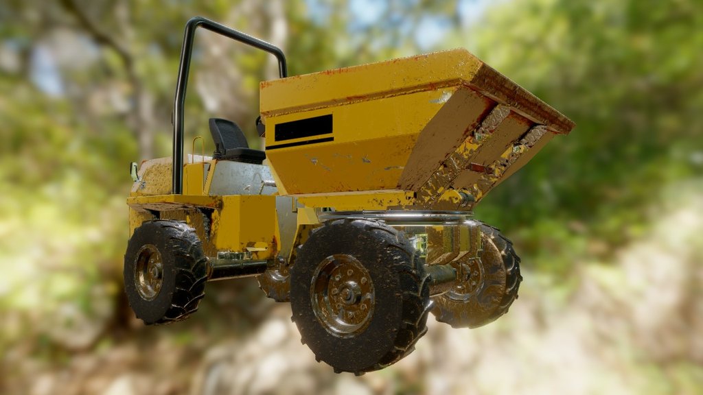 Industrial dump truck - Dumper - 3D model by warlord_kurt 3d model