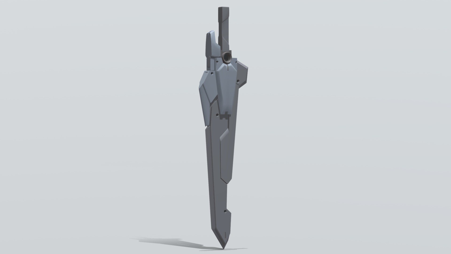 gundam00 - GN Buster Sword - 3D model by Audience810 3d model