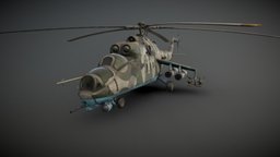 Hind Attack Helicopter rotor, soviet, chopper, hover, aviation, russian, mi, aircraft, old, machine, dmu, game-ready, downloadable, substance_painter, hind, coldwar, demontfortuni, military-aircraft, flying-vehicle, attack_helicopter, helicopter_gunship, substance, photoshop, 3dsmax, vehicle, military, free, helicopter, war