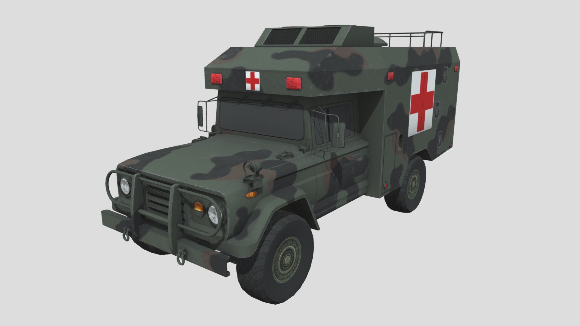 K-312a1 (km451) Ambulance - K-312a1 - 3D model by Uniform008 3d model
