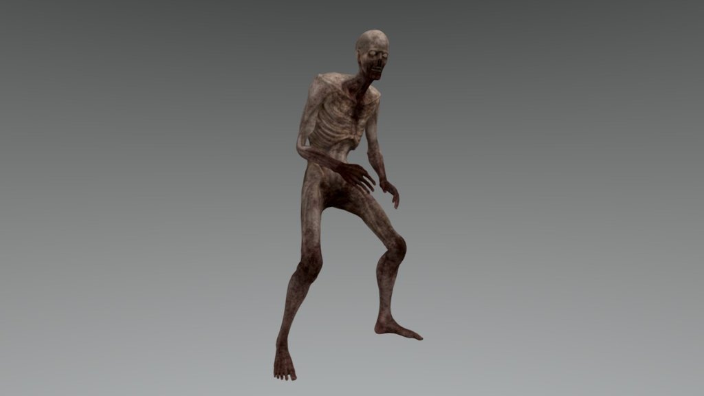 iNHuman - Skinny Zombie - iNHuman - Skinny Zombie - 3D model by nrh2800 3d model
