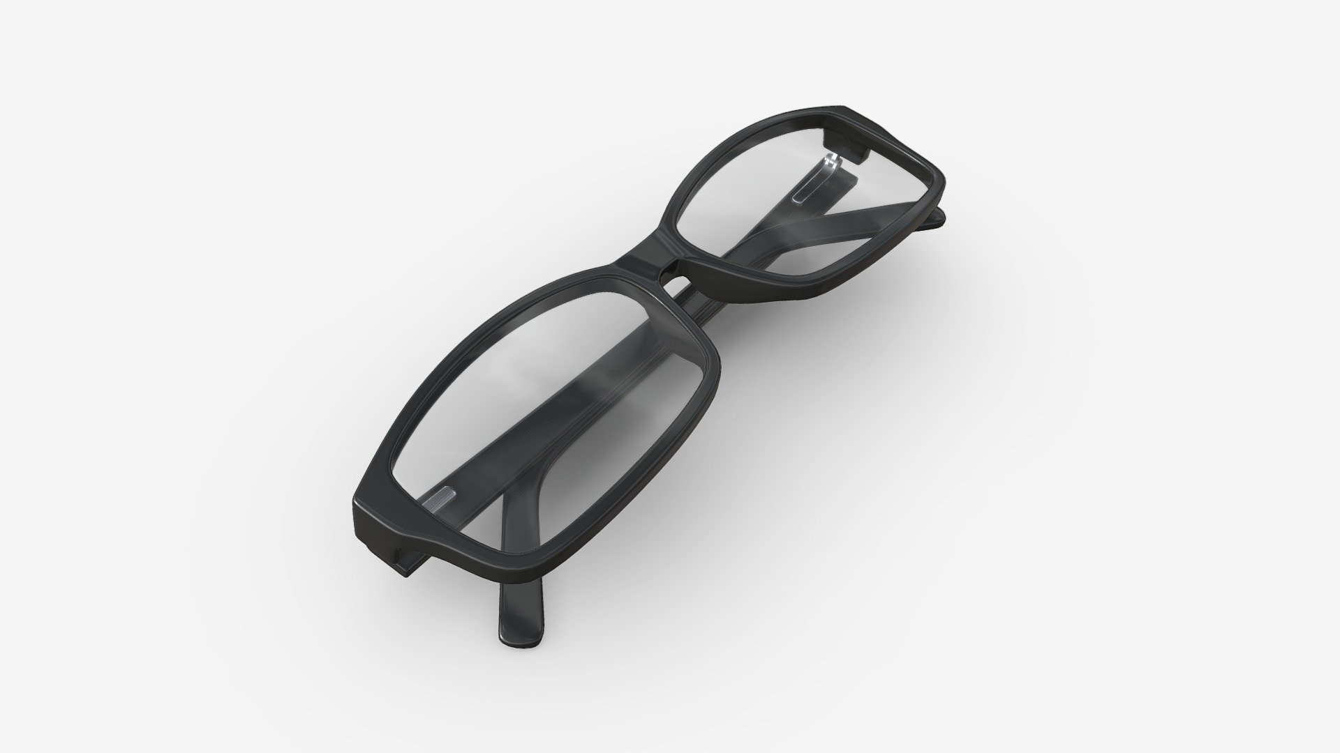Modern Cat Eye-shaped glasses folded - Buy Royalty Free 3D model by HQ3DMOD (@AivisAstics) 3d model