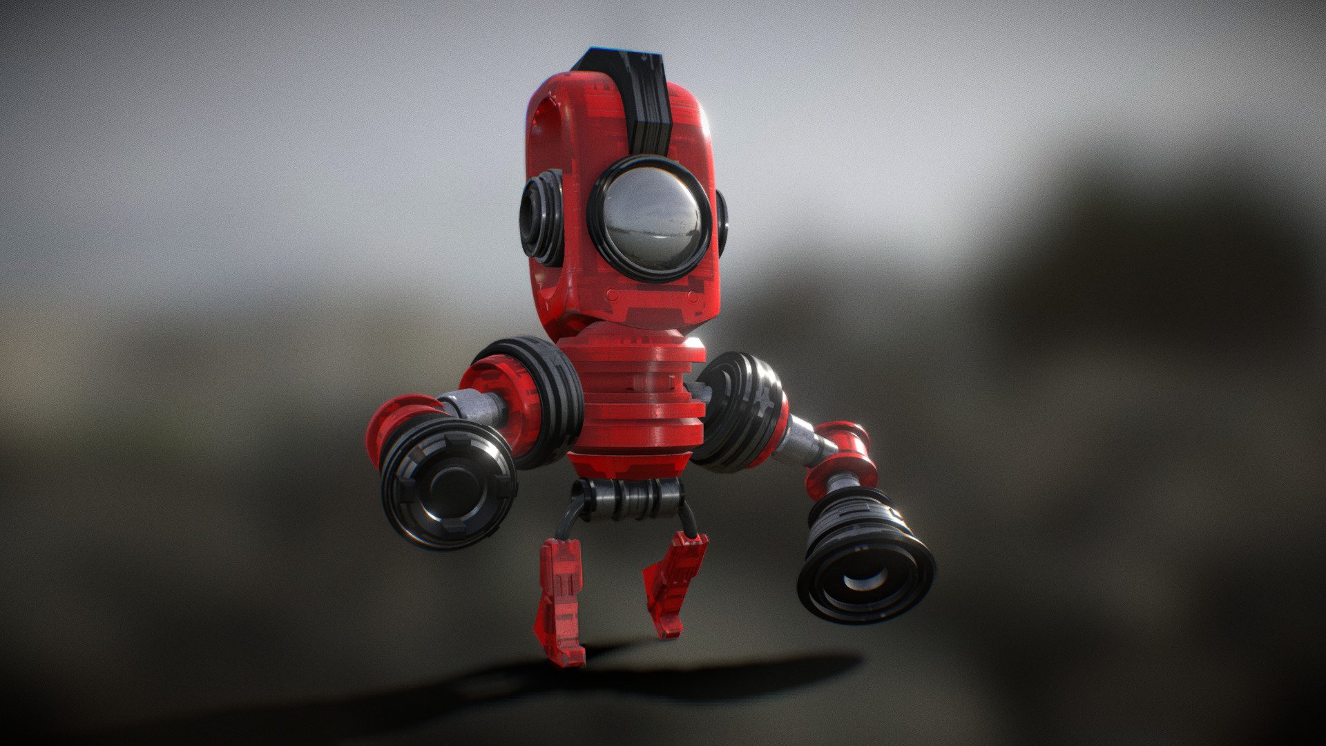 bot 3d free - BOTY REN By Oscar Creativo - Download Free 3D model by OSCAR CREATIVO (@oscar_creativo) 3d model