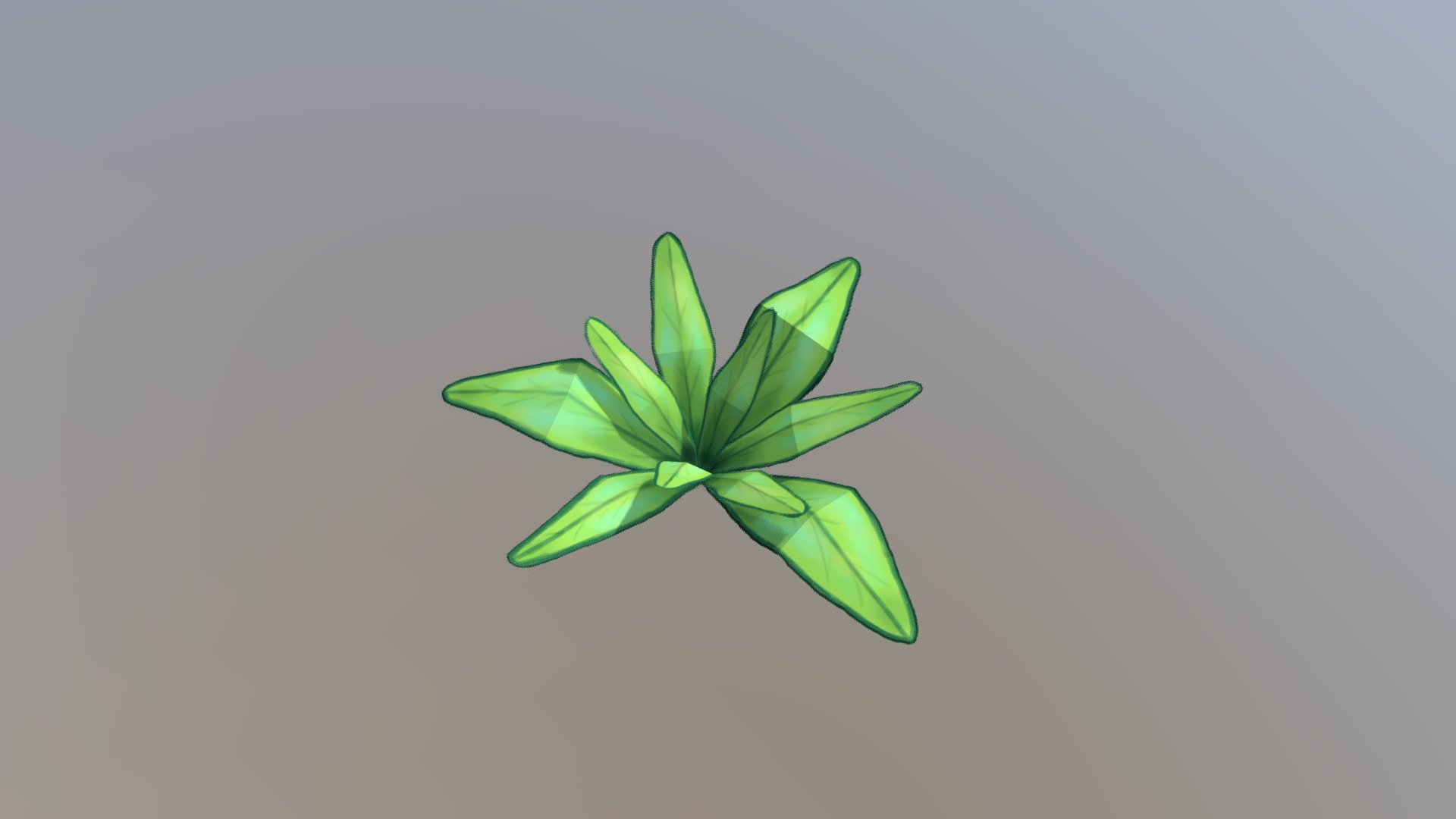 I created this plant in Blender 2.8 (Beta) and handpainted the leafs. The plant doesn't have any other textures yet, but maybe I will add a normal map later on.

Check out the Timelapse Video on youtube
https://youtu.be/AMmbOtwy3E0 - Small Stylized Handpainted Plant - Download Free 3D model by Izzy (@RigiT) 3d model