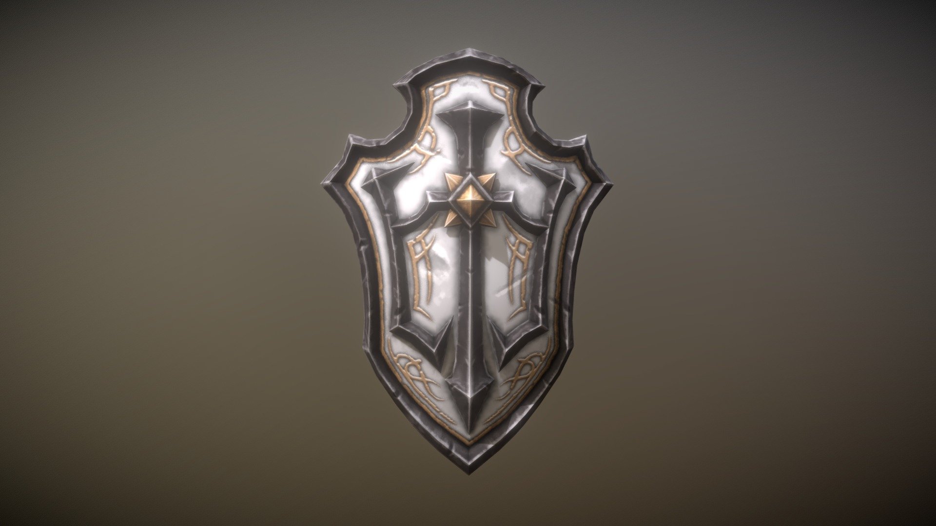 Put this shield into your character’s hand!




Low Poly (1358 Tris, 745 Verts)

All textures are 1024 x 1024 res (PNG format)

Model's unwrapped and UV Textured
 - Fantasy Armory - Templar Shield - Buy Royalty Free 3D model by vulcanus 3d model