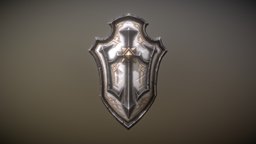 Fantasy Armory armor, rpg, medieval, equipment, armory, battle, game-ready, templars, low-poly, hand-painted, fantasy, shield