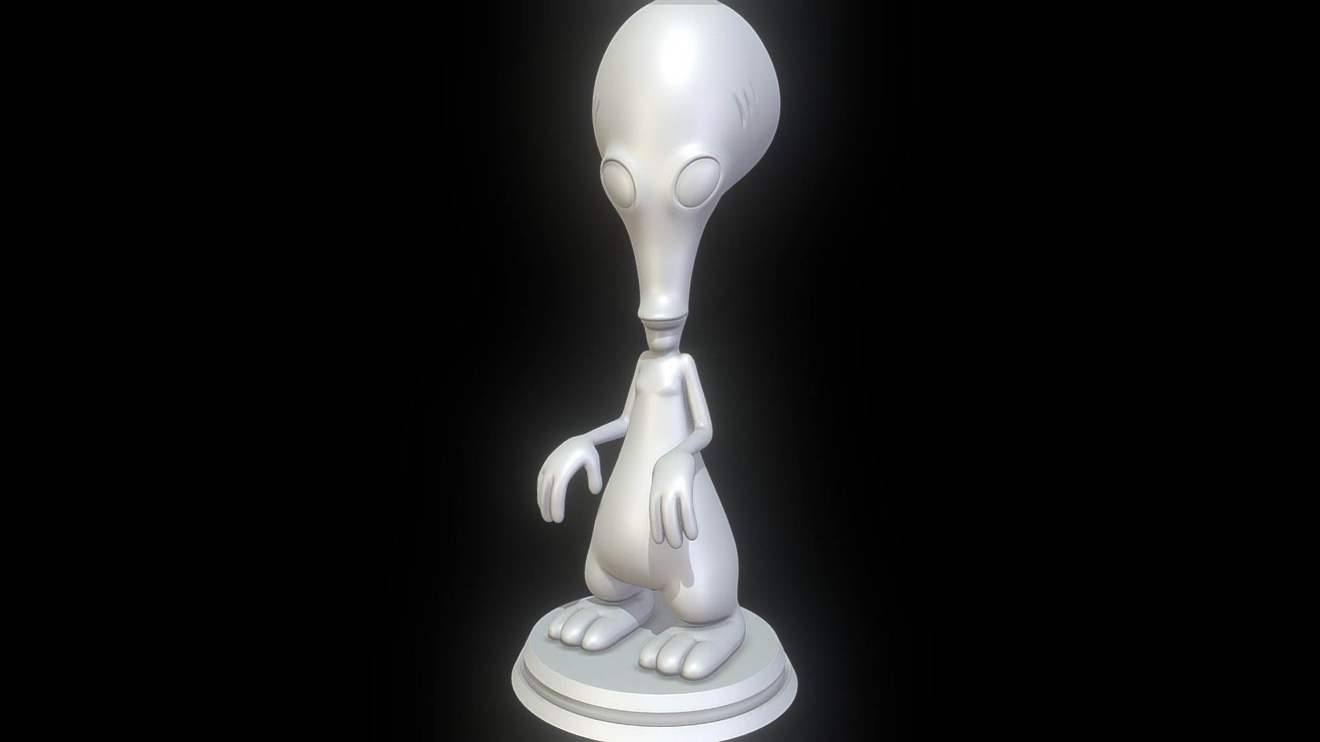 Character from American Dad - Roger - American Dad 3D print - Buy Royalty Free 3D model by SillyToys 3d model