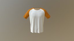T-shirt Lengan Pendek (Model 2) short, tshirt, t-shirt, sleeve, lengan, pendek