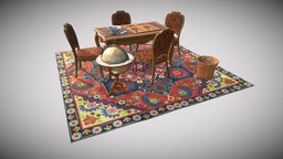 Classic Furniture Composition backgammon, furniture, table, tobacco, carpet, rizla, game, chair
