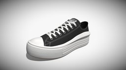 Chuck Taylor Move Platform Low Top Black shoe, platform, taylor, fashion, beauty, all, clothes, chuck, shoes, star, footwear, converse, sneaker, sneakers, move, apparel, character, female, male, clothing