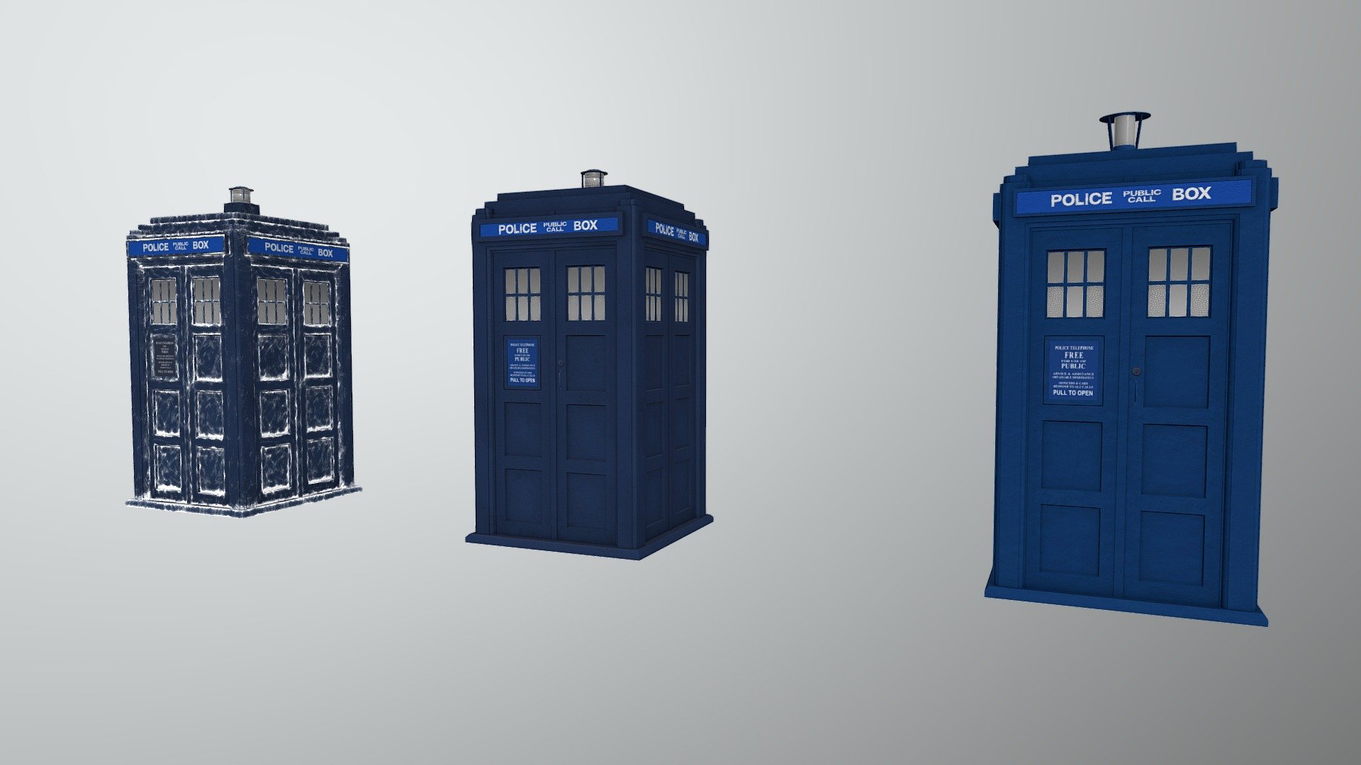 My newest model of the TYJ design Police Box from the british sci-fi series &ldquo;Doctor Who
