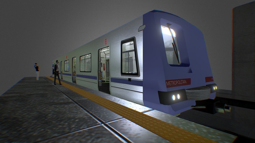 Its a combination of models used on a environment for a game.

The model was adjusted for publishing on sketchfab, - Subway on Station - 3D model by diegodneo 3d model