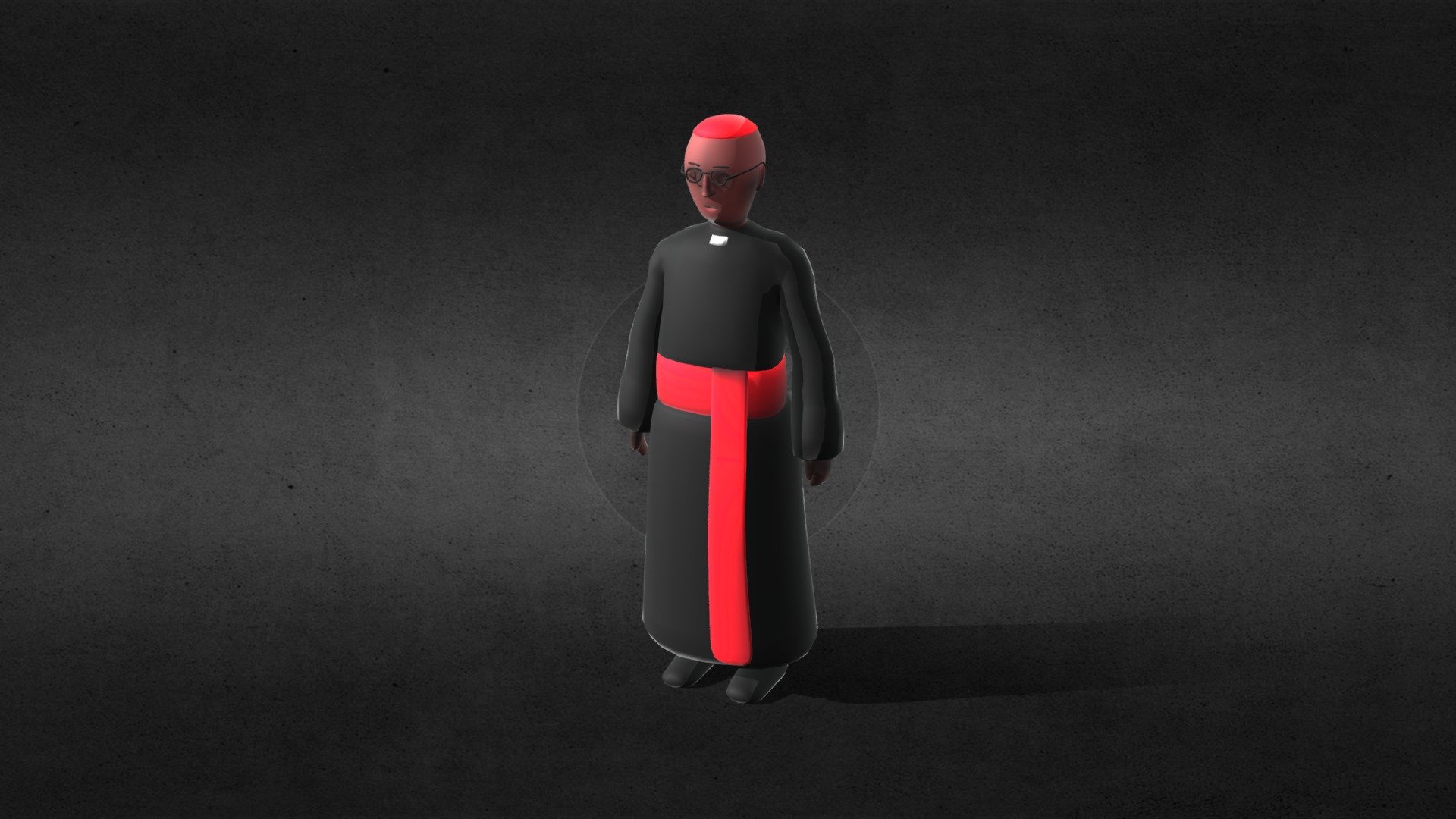 Priest cartoon style, skinned - Priest cartoon style, skinned - Buy Royalty Free 3D model by endike 3d model
