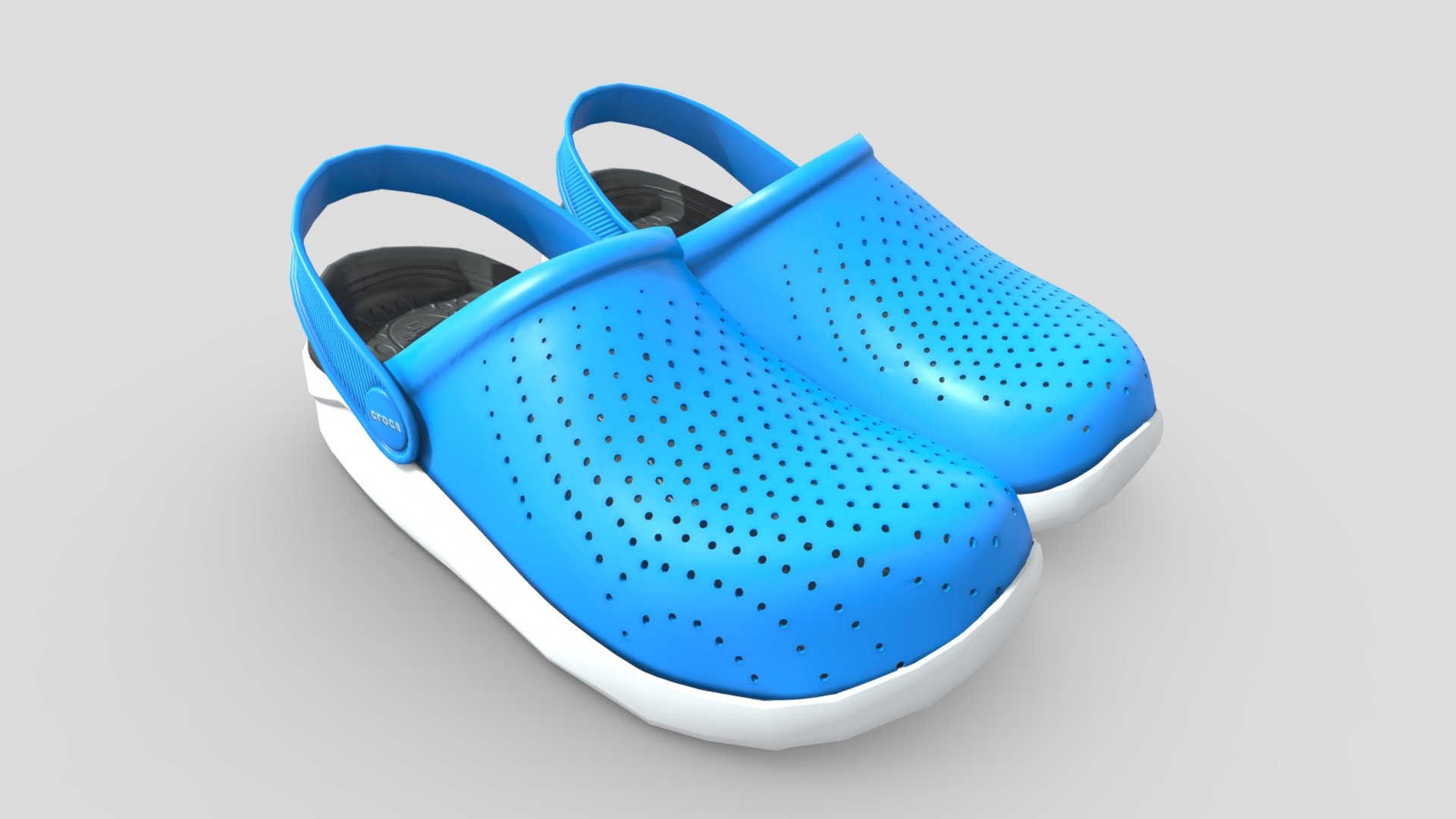 Crocs Literide 3D Model by ChakkitPP.


This model was developed in Blender 2.90.1
Unwrapped Non-overlapping and UV Mapping
Beveled Smooth Edges.

No Plugins used.



High Quality 3D Model.


High Resolution Textures.

Polygons 55260 / Vertices 65860

Textures Detail :


2K PBR textures : Base Color / Height / Metallic / Normal / Roughness / AO

File Includes : 


fbx, obj / mtl, stl, blend
 - Crocs Literide - Buy Royalty Free 3D model by ChakkitPP 3d model