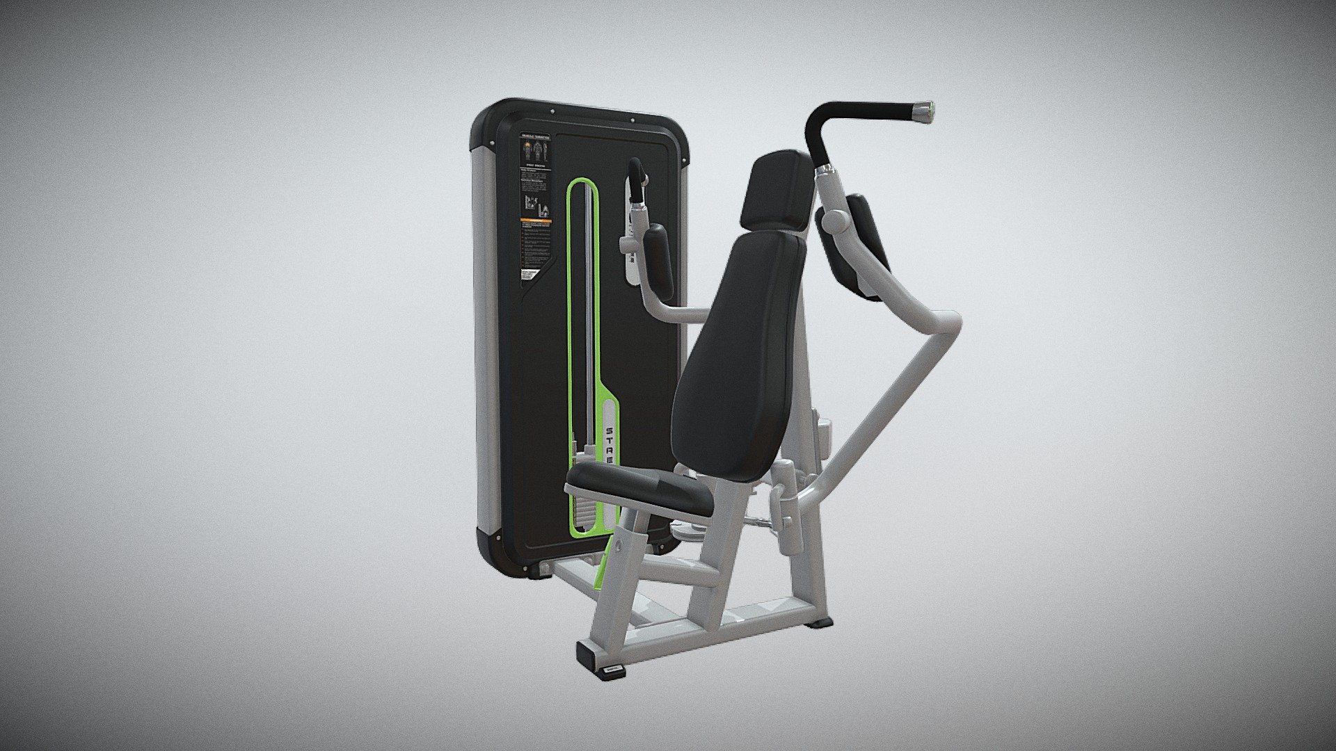 http://dhz-fitness.de/en/evost-2#A3004 - PECTORAL MACHINE - 3D model by supersport-fitness 3d model