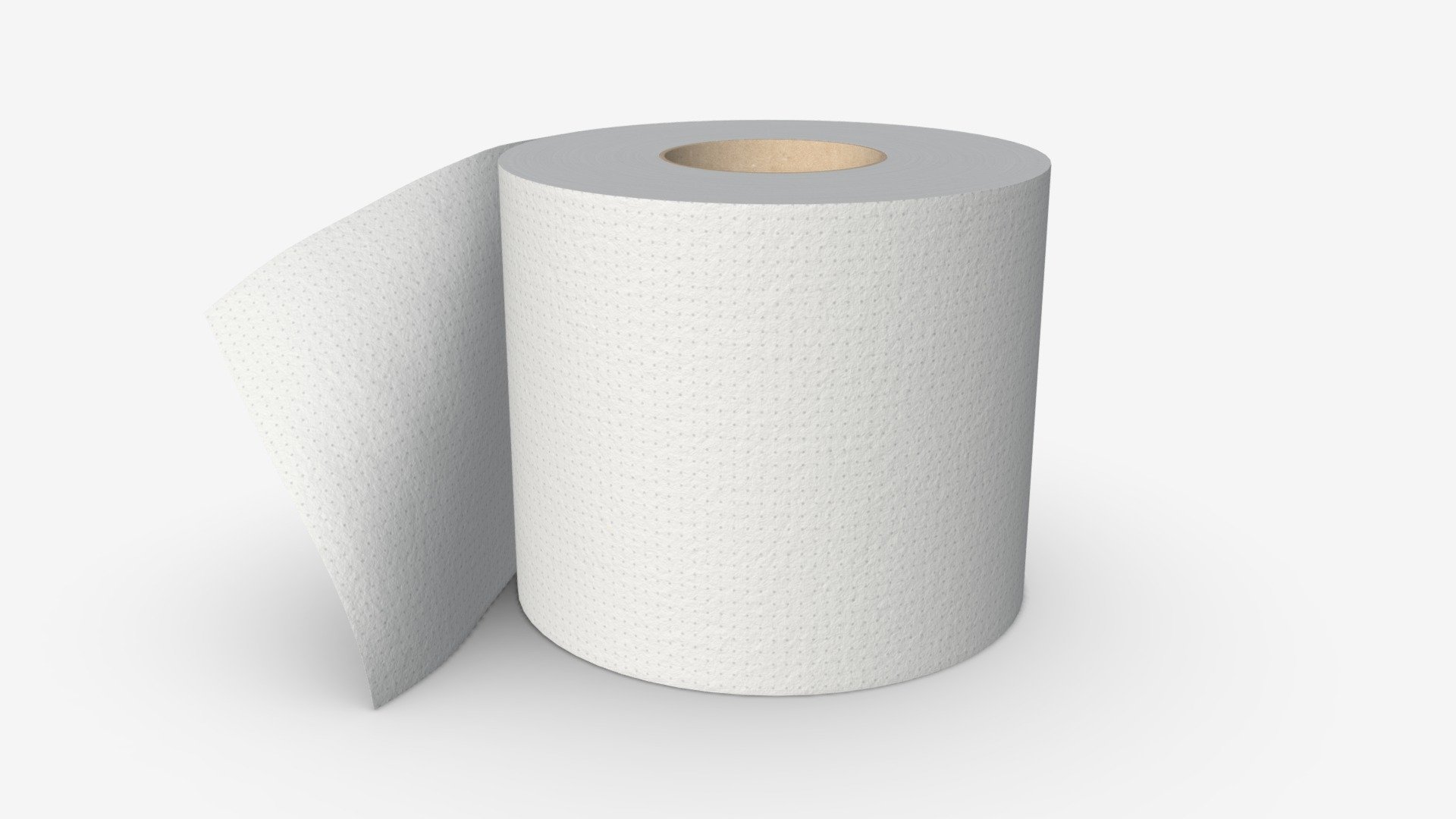 Toilet paper single roll - Buy Royalty Free 3D model by HQ3DMOD (@AivisAstics) 3d model